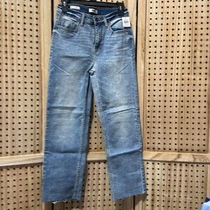 Vigoss stevie crop straight Women's Blue Jeans nwt